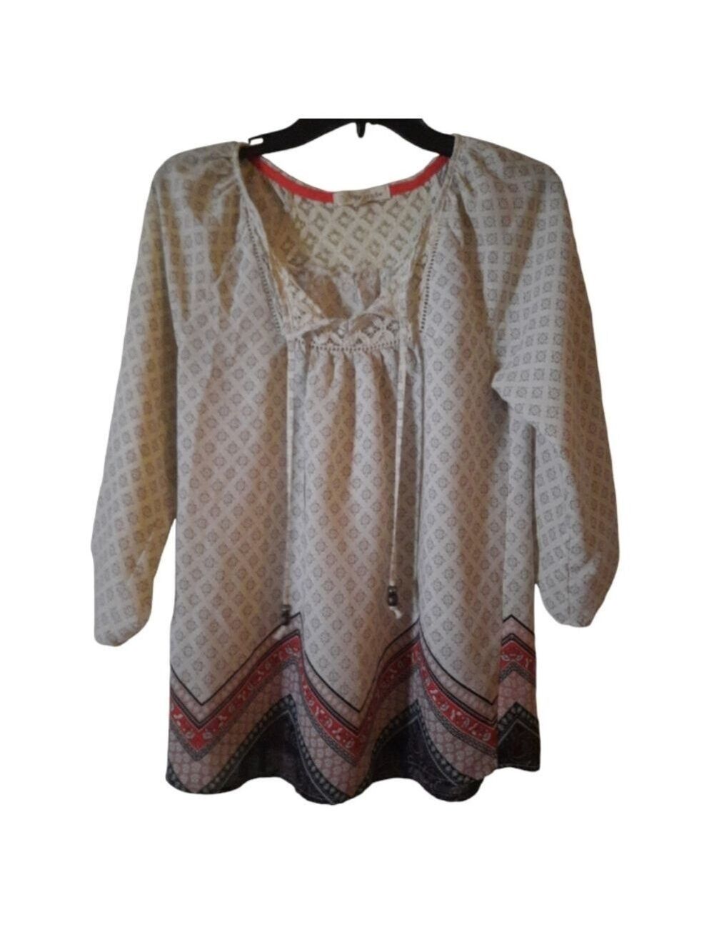 Rewind Boho Blouse Small